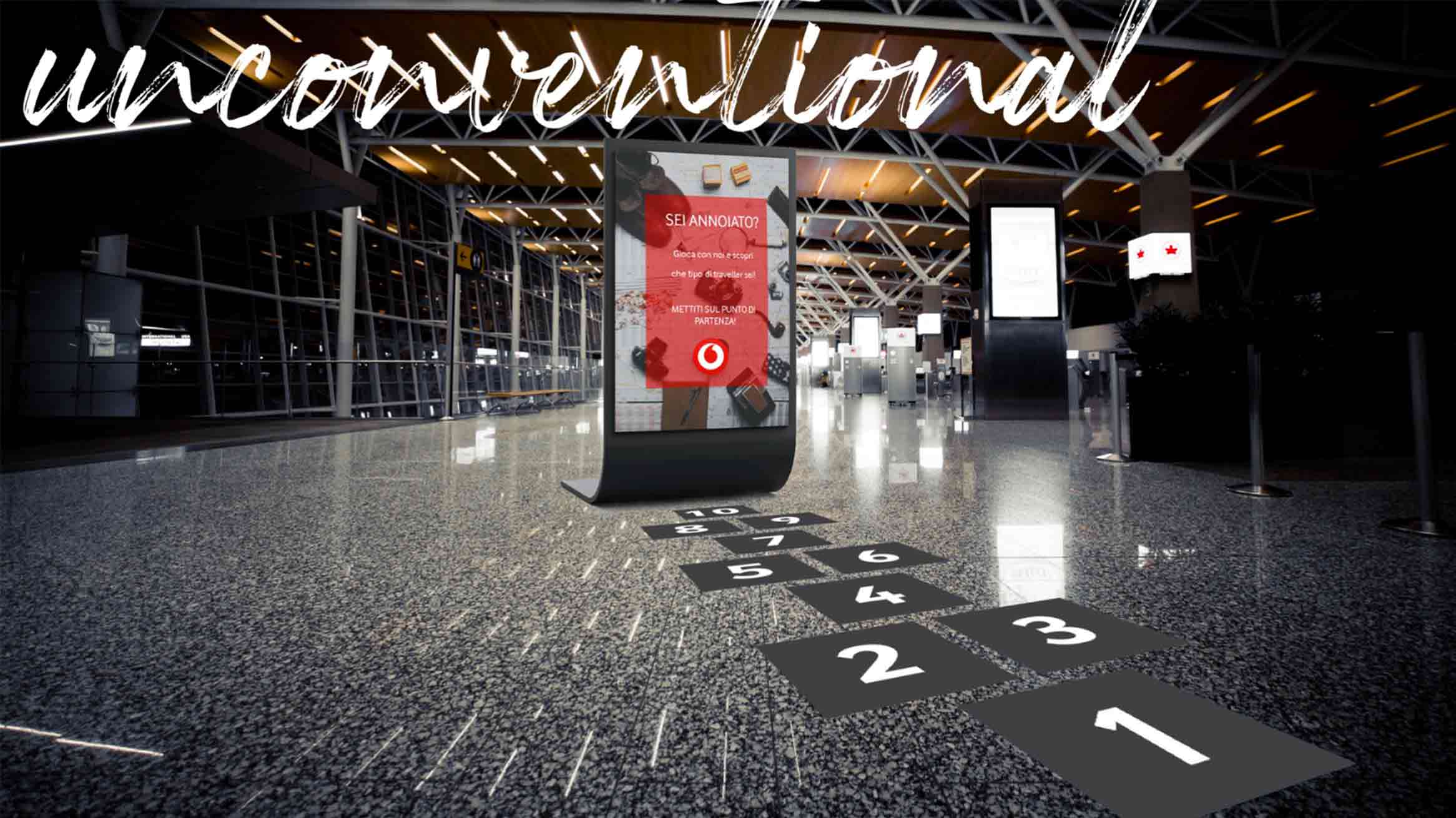Vodafone Travel Fuel, unconventional airport